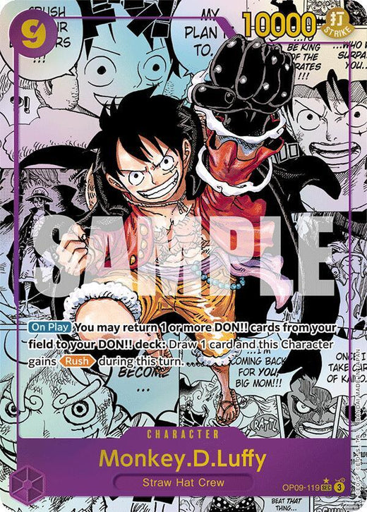 Monkey.D.Luffy (119) (Manga) OP09-119 SEC Foil