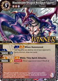 Blackblade Dragon Rexbeat Saurer (Store Tournament & Sealed Deck Pack Vol.2 -Winner-) | Launch & Event Promos | Promo | Holofoil | #PR-057