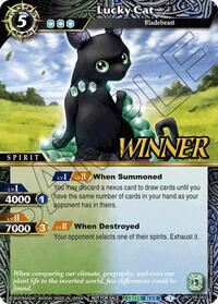 Lucky Cat (Store Tournament & Sealed Deck Pack Vol.2 -Winner-) | Launch & Event Promos | Promo | Holofoil | #PR-065