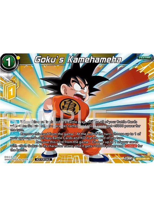 Goku's Kamehameha (Championship 2024 Finals Zenkai Pack) BT22-086 Promo Foil