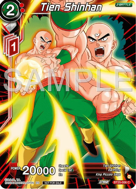 Tien Shinhan (Championship 2024 Finals Zenkai Pack) BT25-006 Promo Foil