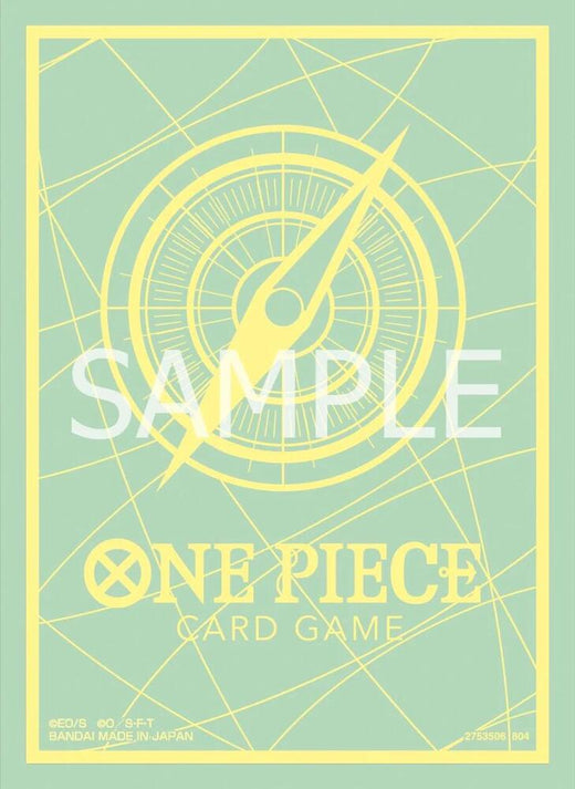One Piece Card Game Official Sleeves: Assortment 9 - Standard Green & Yellow (70-Pack)