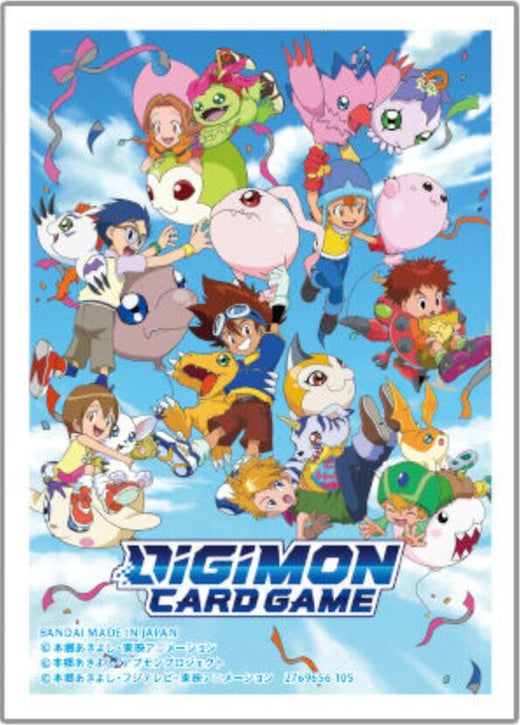 Digimon Card Game Official Sleeves - Digimon Animation Series 25th Anniversary Set Digi-Egg Sleeves (5-Pack)