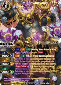 Miser Glutvault (Pro Fest X Rare Special Pack Vol. 2) | Battle Spirits Saga Promo Cards | X Rare | Holofoil | #BSS05-030