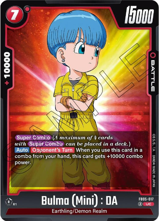 Bulma (Mini) : DA FB05-017 UC