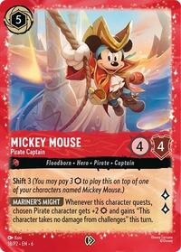 Mickey Mouse - Pirate Captain | Disney Lorcana Promo Cards | Promo | Holofoil | #18