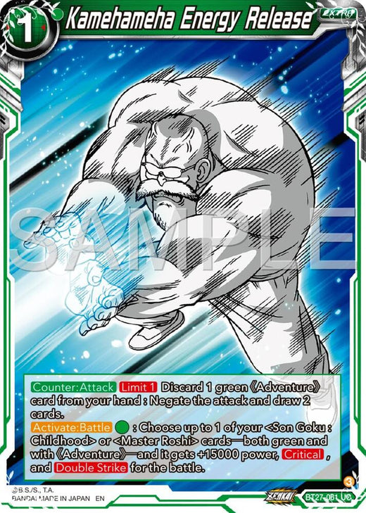 Kamehameha Energy Release BT27-061 Uncommon