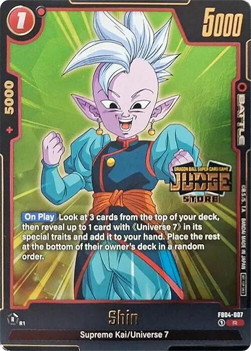 DBS Fusion World: Tournament and Championship Promos Singles 1/4