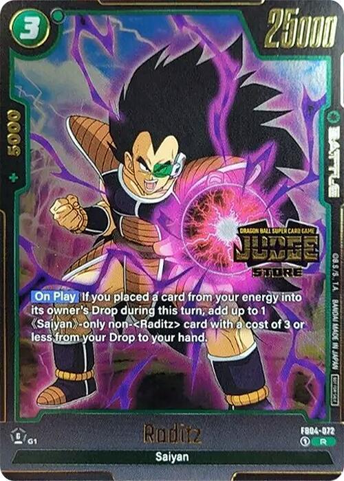 Raditz (Juez Pack (Juez de Tienda) 03) FB04-072 R Foil