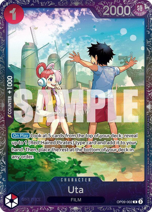 Uta (Treasure Cup 2025) OP09-002 R Foil