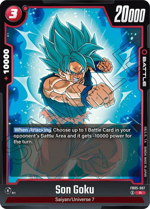 Son Goku FB05-007 R Lámina