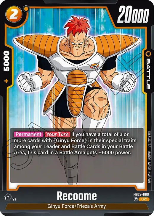 Recoome FB05-089 UC