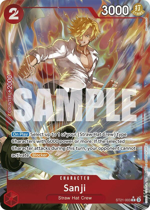 Sanji (Parallel) ST21-003 C Foil