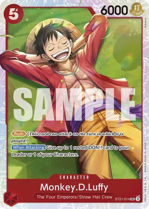 Monkey.D.Luffy (014) ST21-014 SR Foil