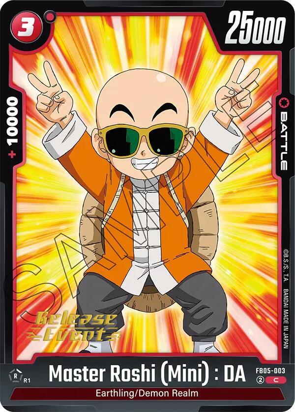 DBS Fusion World: New Adventure Release Event Cards Singles