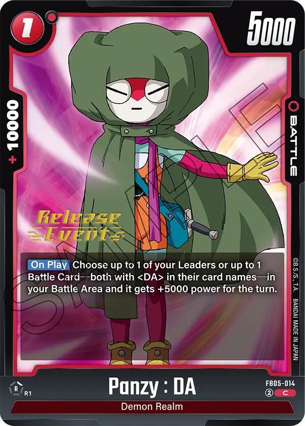 DBS Fusion World: New Adventure Release Event Cards Singles