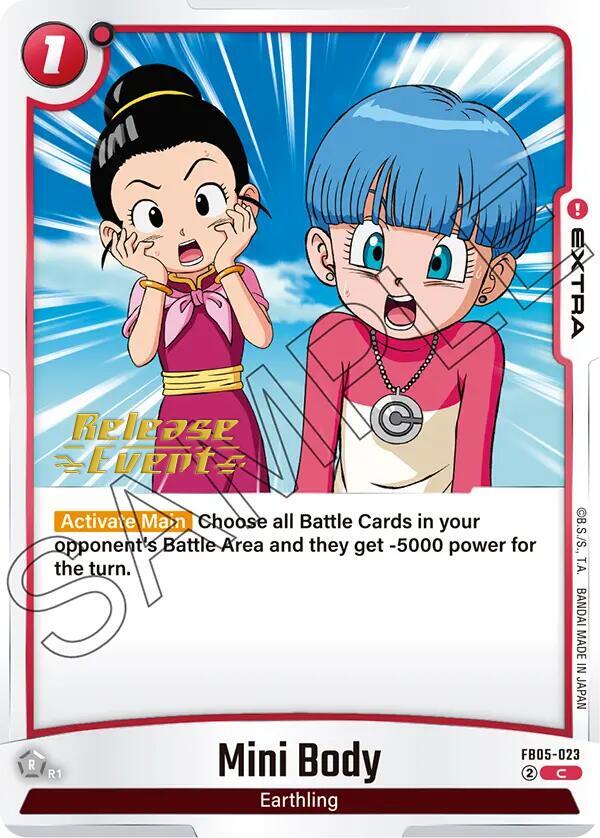 DBS Fusion World: New Adventure Release Event Cards Singles