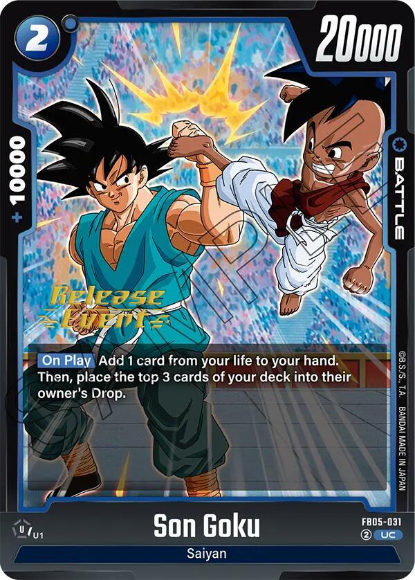 DBS Fusion World: New Adventure Release Event Cards Singles