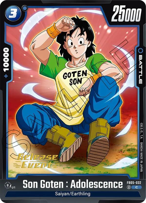 DBS Fusion World: New Adventure Release Event Cards Singles