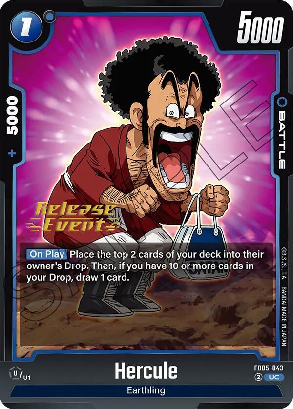 DBS Fusion World: New Adventure Release Event Cards Singles