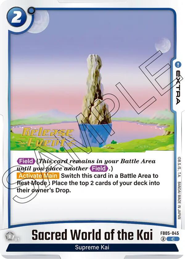 DBS Fusion World: New Adventure Release Event Cards Singles