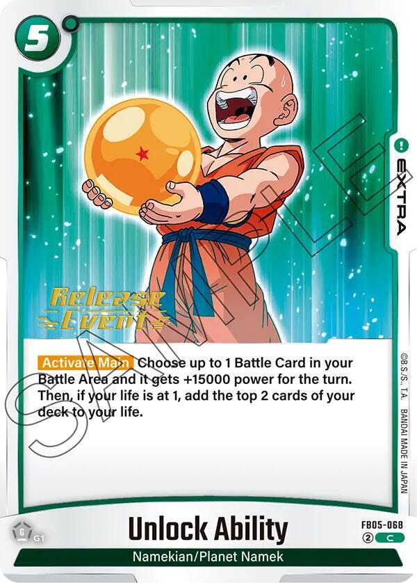 DBS Fusion World: New Adventure Release Event Cards Singles