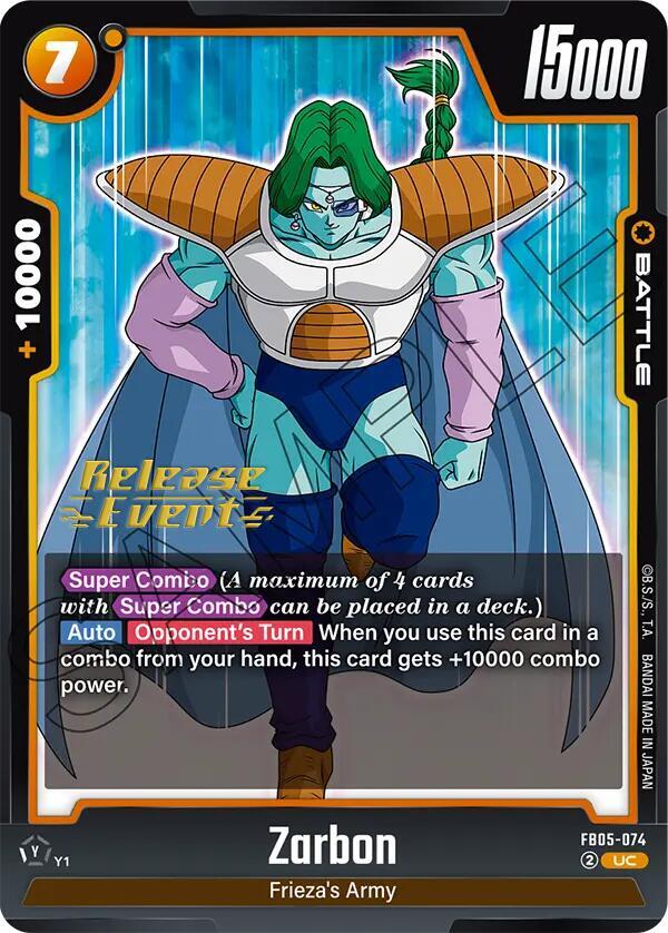 DBS Fusion World: New Adventure Release Event Cards Singles