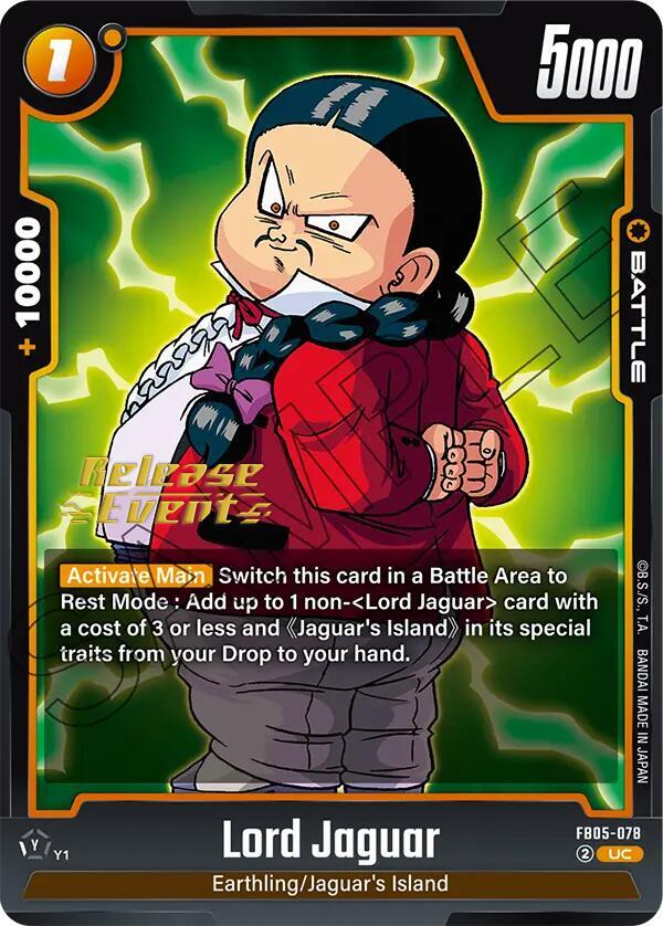 DBS Fusion World: New Adventure Release Event Cards Singles