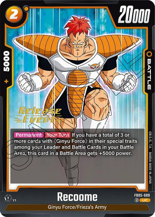 Recoome FB05-089 UC