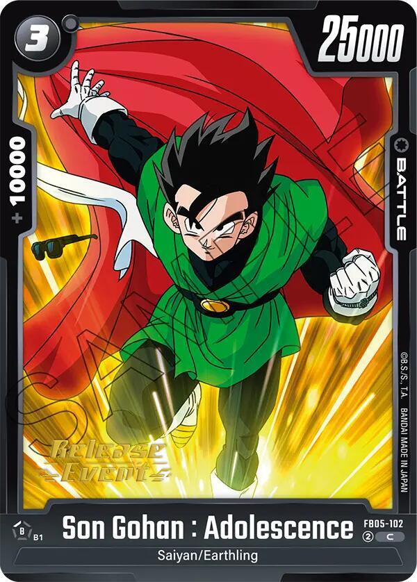 DBS Fusion World: New Adventure Release Event Cards Singles