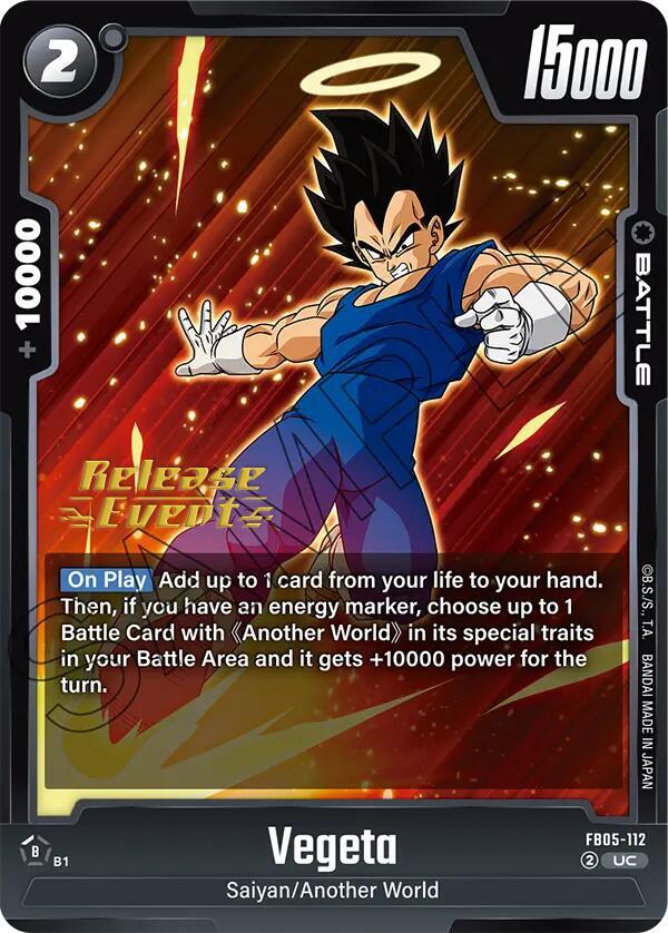 DBS Fusion World: New Adventure Release Event Cards Singles