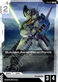 Gundam Aerial (Bit on Form) | Edition Beta | Common | Normal | #ST01-007