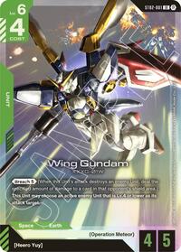 Wing Gundam | Edition Beta | Legend Rare | Holofoil | #ST02-001