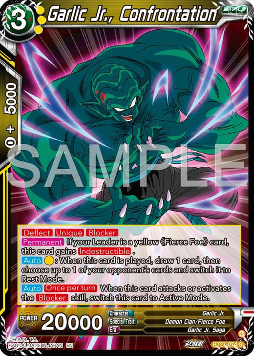Garlic Jr., Confrontation BT27-074 Common
