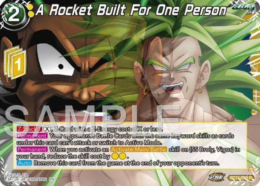 A Rocket Built For One Person BT27-069 Common