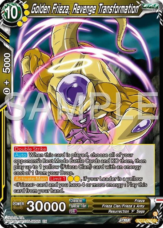 Golden Frieza, Revenge Transformation BT27-090 Common