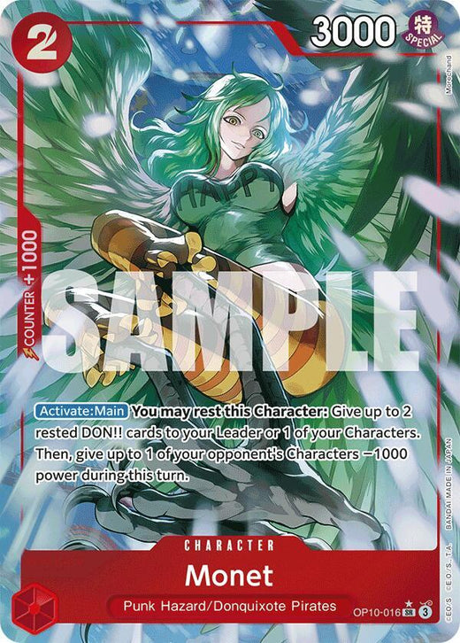 Monet (Parallel) OP10-016 SR Foil