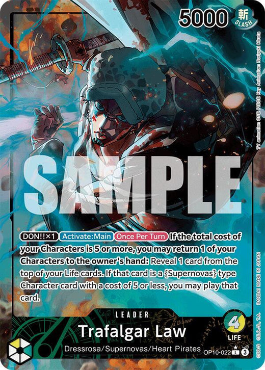 Trafalgar Law (022) (Parallel) OP10-022 L Foil