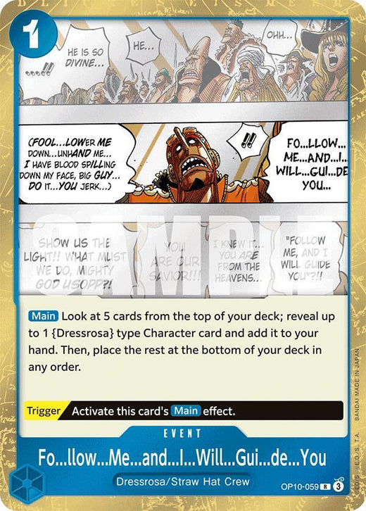 Fo...llow...Me...and...I...Will...Gui...de...You OP10-059 R Foil