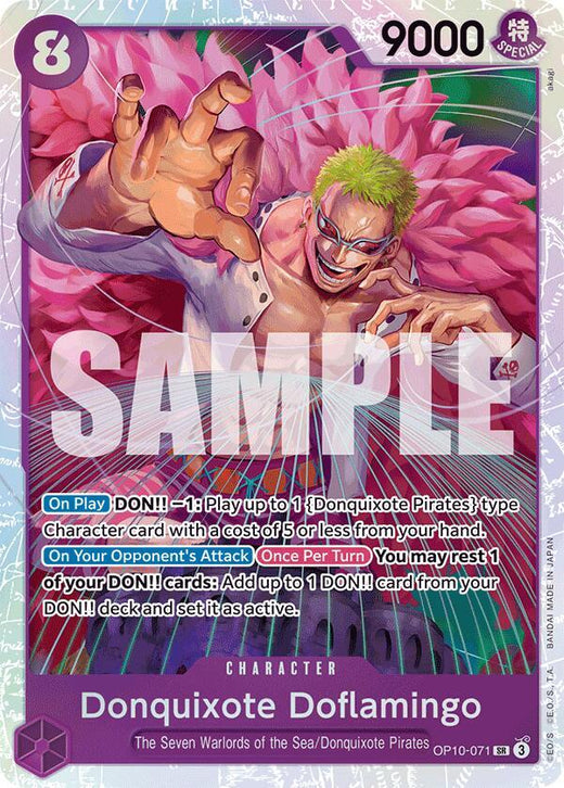 Donquixote Doflamingo OP10-071 SR Foil