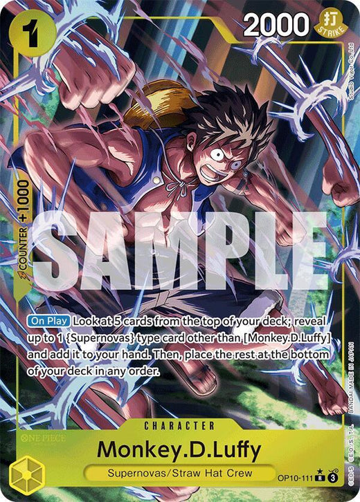Monkey.D.Luffy (111) (Parallel) OP10-111 R Foil