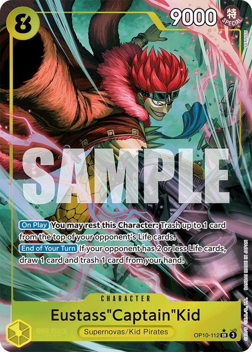 Eustass"Captain"Kid (112) (Parallel) OP10-112 SR Foil