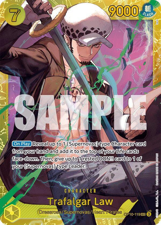 Trafalgar Law (119) OP10-119 SEC Foil