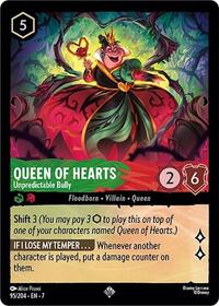 Queen of Hearts - Unpredictable Bully 95/204 Super Rare
