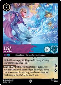 Elsa - Ice Maker 69/204 Super Rare