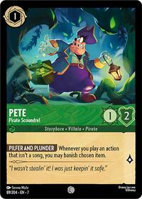 Pete - Pirate Scoundrel 89/204 Common