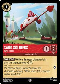 Card Soldiers - Royal Troops 129/204 Common