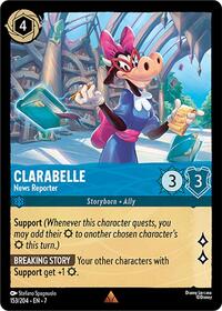 Clarabelle - News Reporter 153/204 Rare