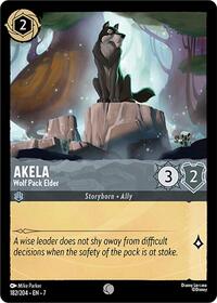 Akela - Wolf Pack Elder 182/204 Common