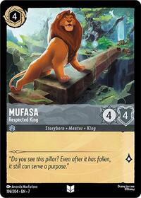 Mufasa - Respected King 196/204 Uncommon